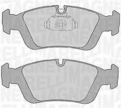 MAGNETI MARELLI 363916060155 -  Комплект тормозных колодок, дисковый тормоз